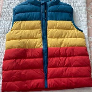 Janie and Jack Blue, Yellow, and Red Kids Vest